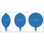 Holographic Laser Orb Foil 4D 16" Inflatable Sphere Balloons