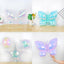 4pcs Iridescents Purple Buttefly Foil Balloons, 26"