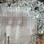 2 Packs Glittery Disco Ball Foil Curtain Backdrops