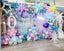 26Inch Iridescent Purple Exploding Star Balloons, Crystal Holographic Lilac 4 Sets