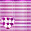 2 Pack 3.3 x 6.6ft Hot Pink Heart Shape Foil Fringe Backdrop
