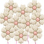 5 Pcs Daisy Balloons,Transparent Iridescent Balloons