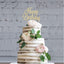 Happy Birthday Cake Topper - Premium Gold Metal Sparkly Rhinestone Decoration