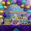 2 Packs Glittery Silver Foil Finge Curtain