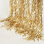2 Pack Wavy Champagne Gold Metallic Tinsel Foil Fringe Curtains Backdrop - 3.3X6.6ft