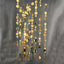 Sequin String Laser Sequin Curtain for Hall Ceiling Decoration-Gold