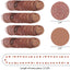4 Pack Glittery Rose Gold Circle Dots Garland