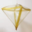 4D Foil Balloons Cube Diamond Shaped Helium Balloons for Wedding Bridal Baby Shower Birthday Grad Party Decor Pack of 4