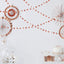 4 Pack Glittery Rose Gold Circle Dots Garland