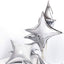 10" Star Shape Foil Mylar Balloon Silver Quadrangle Balloon - 24pcs Four Angle Star Balloons For Birthday Party & Wedding Decoration