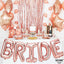 Large Rose Gold Bride Letter Foil Balloons Bachelorette - 40 Inch, Helium Available