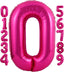 40 Inch Hot Pink Number 1 Balloon Large Size Jumbo Digit Mylar Foil Helium Bright Pink Balloons for Birthday Party Celebration Decorations Graduations Anniversary Baby Shower Photo Shoot