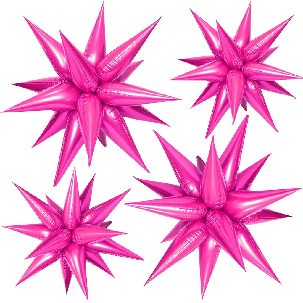 Golden Star Balloon Metal Star Aluminum Foil Cone Balloon(50 pieces)