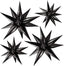 Golden Star Balloon Metal Star Aluminum Foil Cone Balloon(50 pieces)