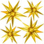 Golden Star Balloon Metal Star Aluminum Foil Cone Balloon(50 pieces)