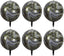 Marble Agate Balloon 6 Pieces 20" 4D Aluminum Foil Balloon