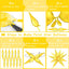 Golden Star Balloon Metal Star Aluminum Foil Cone Balloon(50 pieces)