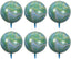 Marble Agate Balloon 6 Pieces 20" 4D Aluminum Foil Balloon