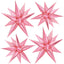 Golden Star Balloon Metal Star Aluminum Foil Cone Balloon(50 pieces)