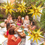 Golden Star Balloon Metal Star Aluminum Foil Cone Balloon(50 pieces)