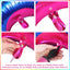 6 Pieces Rainbow Shape Foil Balloons, 38"