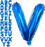 40-inch (about 101.6 Cm) Large Blue Letter Balloon A-Z