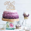 Mr and Mrs Wedding Cake Topper - Premium Rose Gold Metal Rhinstone