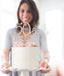 50 and Fabulous Cake Topper - Premium Rose Gold Metal Sparkly Rhinestone Decoration