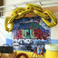 32" Jumbo Gold Chain Link Foil Balloon Garland
